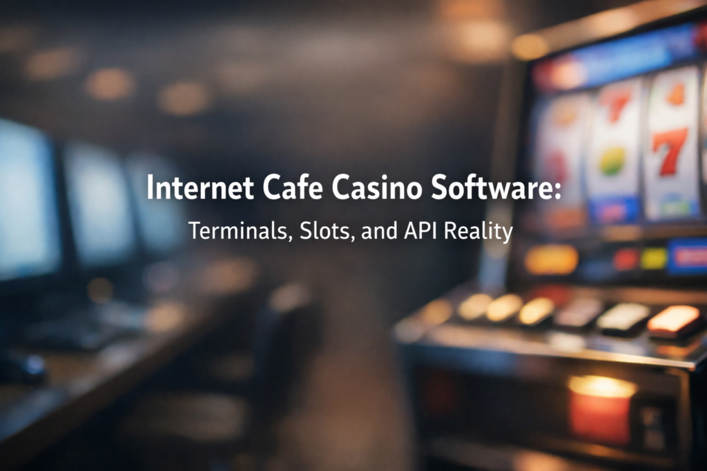 internet cafe casino software